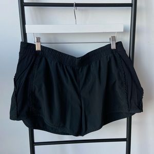 Black Lululemon shorts size 10.